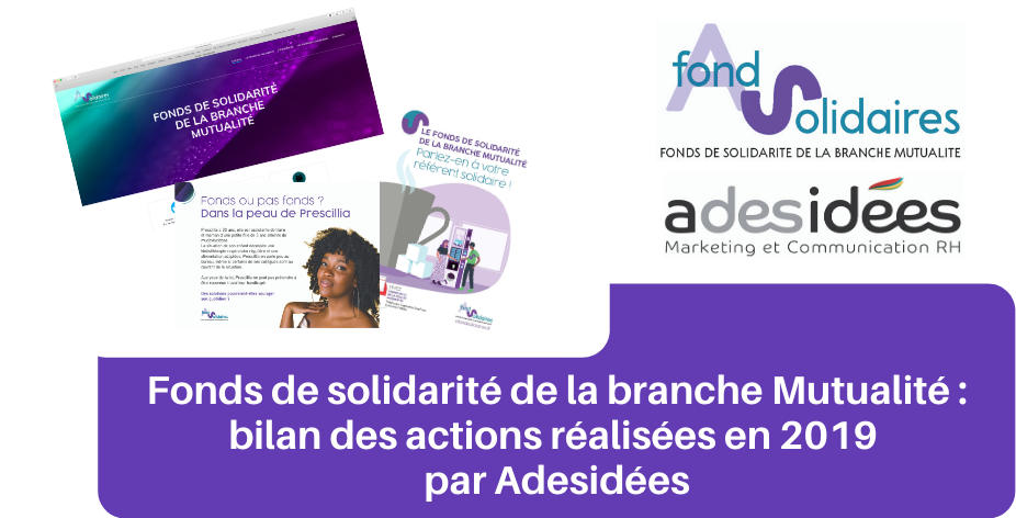 Fonds de solidarité de la branche Mutualité : bilan des actions réalisées en 2019 par Adesidées